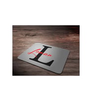 KİŞİYE ÖZEL L HARF BASKILI MOUSE PAD
