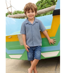 Civil Boys Bağcıklı Basic 2-5 Yaş Kapri - Mavi