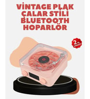 Retro Kristal Netliğinde Ses – Gece Işıklı Retro Bluetooth Hoparlör