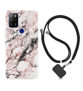 Omix X300 X500 X400 X600 X700 Kılıf Boyun Askılı Silikon Colorfull Marble 2 1389