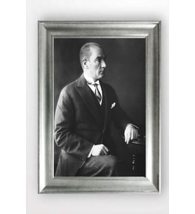 Gümüş Çerçeveli Atatürk Tablo cv1263