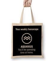 Your Weekly Horoscope Aquarius Self Isolation Bez Çanta Uzun Saplı