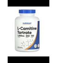 Nutricost, L-Carnitine Tartrate, 1,000 mg, 240 Capsul.Usa Menşei.3939