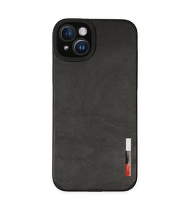 Apple İphone 14 Plus Kılıf Loop Deri Silikon - Siyah