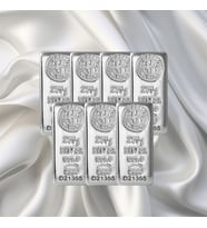 7 Adet 250 Gr Nadir Gümüş Külçe