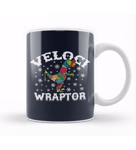 Christmas Veloci Wraptor Kupa Bardak Porselen
