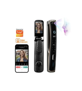 Data Akıllı Kilit Yüz Tanıma, Parmak İzi, Şifre, Anahtar, Uygulama, Kart, NFC