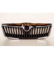 Skoda Octavia 2009-2013 Panjur Siyah Izgara Nikelajlı Çerçeve