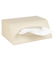 Peçetelik,Çek Al El ve Yüz Havlusu Kutu Mendil,Kağıt Mendil Muhafaza Kutusu,Vegan Deri,9*22*18 cm. Bej