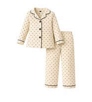 Kız Bebek Puantiye Desenli 2'li Pijama Takımı - Pembe