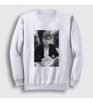 Presmono Unisex Beyaz Magnus Carlsen Büyükusta Satranç Sweatshirt 424268tt (Beyaz)