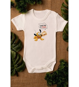 Welcome 2022 Yılbaşı Bebek Body Organik Baskılı