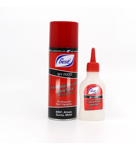 ByBest Mdf Yapışıtırıcı 200 ml + 50 gr Hızlı Yapıştırıcı Mdf Kit