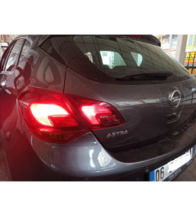 Opel Astra J Led Stop Aydınlatma Ampulleri FEMEX Parlak Kırmızı Fx1041