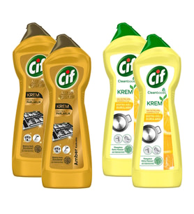 Cif Krem 750 ml  4 lü Karma Paket