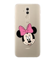 Huawei Mate 20 Lite  Kamera korumalı Kapak Minnie Mouse Tasarımlı  Şeffaf Kılıf
