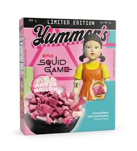 Yummer's Squid Game - Cereal Pillows with Marsmallow Flavored Cream 300g