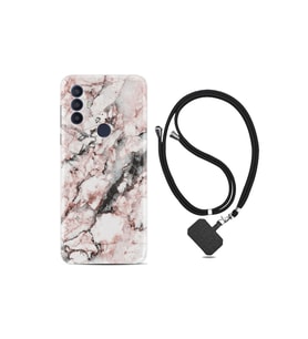 Tcl 30 Se Kılıf Excode Ipli Boyun Askılı Desenli Silikon Colorfull Marble 2 1389