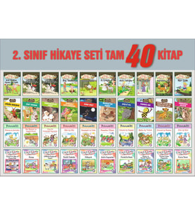 Ata 2.Sınıf Hikaye Seti (40 Kitap) (Beyaz)