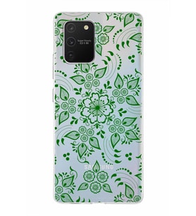 Samsung Galaxy S10 Lite  Kapak Nostalji Desen Tasarımlı Şeffaf Silikon Kılıf