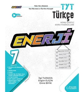 Palme Yayınları Tyt Türkçe Enerji Konu Özetli Soru Fasikülleri