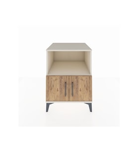 Kronos Komodin 2 Raflı 2 Kapaklı 60x59x80 Aytaşı-Çam