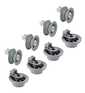Siemens Uyumlu SN35E402EU Bulaşık Makinesi Sepet Tekerleği 4 ALT 4 ÜST Teker Takımı