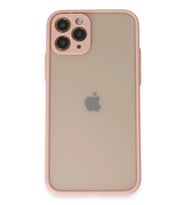 iPhone 11 Pro Kılıf Montreal Silikon Kapak - Pembe
