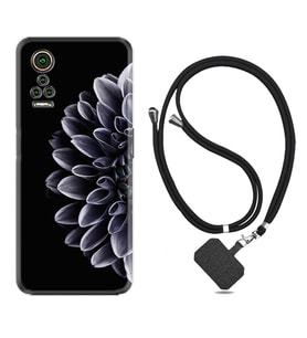 General Mobile GM 21 Pro GM 22 Pro Plus Kılıf Boyun Askılı Silikon Çiçekler 1639