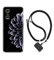 General Mobile GM 21 Pro GM 22 Pro Plus Kılıf Boyun Askılı Silikon Çiçekler 1639