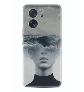 Xiaomi 13T - Xiaomi 13T Pro Kılıf Desenli Silikon Mistic Woman 1361