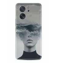 Xiaomi 13T - Xiaomi 13T Pro Kılıf Desenli Silikon Mistic Woman 1361