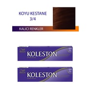 2 Adet Single Tüp Boya Saç Boyası Koyu Kestane 3/4