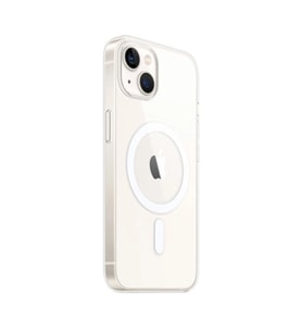 iPhone 14 Kılıf Magneticsafe Şeffaf Silikon - Şeffaf