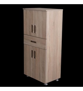 Çok Amaçlı 13624 Dolap 180 Hard Parlak SOMONE Suntalem 4Raf 1Çek Kutu sevk Elyapı