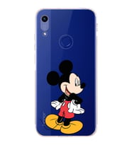 Huawei Honor 8a  Kamera korumalı Kapak Mickey Mouse Tasarımlı  Şeffaf Kılıf