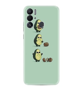 Tecno Pova Neo Kılıf Resimli Desenli Baskılı Silikon Avokadılar 1352