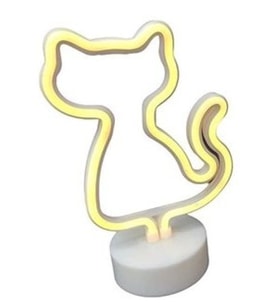 Neon Işıklı Lamba Pil+Usb Pembe Işık Mz-122