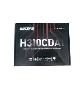 SecLife H310DA1 DDR4 HDMI PCIe 16X v3.0 1151p 6/7/8/9th mATX
