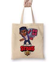 Brawl Stars Aslan Dansçı Brock Bez Çanta Uzun Saplı