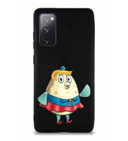 Samsung Galaxy S20 FE Soft Premier Kapak Bayan Puff Tasarımlı Silikon Kılıf - Siyah (Şeffaf)