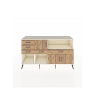 Kronos Konsol 2 Raflı 5 Çekmeceli 3 Kapaklı 176x59x99 Aytaşı-Çam
