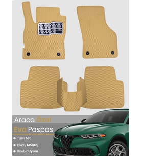 ALFA ROMEO TONALE (2022-2025) Uyumlu EVA Paspas Tam Set–Araca Özel,Kolay Montaj,Su Geçirmez