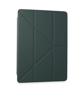 Samsung Galaxy Tab A9 Kılıf Kalemlikli Mars Tablet Kılıfı - Koyu Yeşil