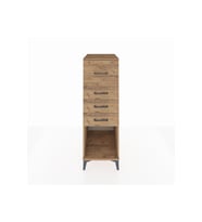 Kronos Dolap 4 Çekmeceli 44x59x134 Çam-Çam