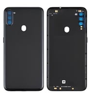 Samsung Galaxy A11 - SM-A115F FULL Kasa Arka Kapak Takım SİYAH