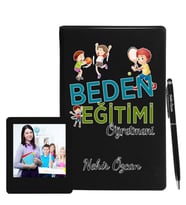 Beden Eğitimi Öğretmenlerine Özel Defter Kalem & Fotoğraflı İnstagram Çerçeve Hediye Seti