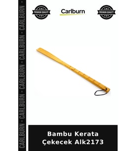Özel Üretim Ayakkabı Çekeceği Pratik Kullanışlı Aksesuar Bambu Kerata Çekecek Alk2173