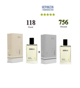 118 + 756 Kadın/Erkek Parfüm Edp 50 ml Floral/Oriental - Mnms118756
