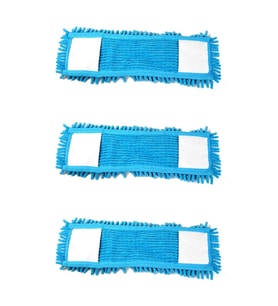 Cod-Ex Mikrofiber Islak Kuru Nemli Makarna Şönil Palet Tablet Mop Yedeği - 80 Cm. - 3 Adet (Karışık)